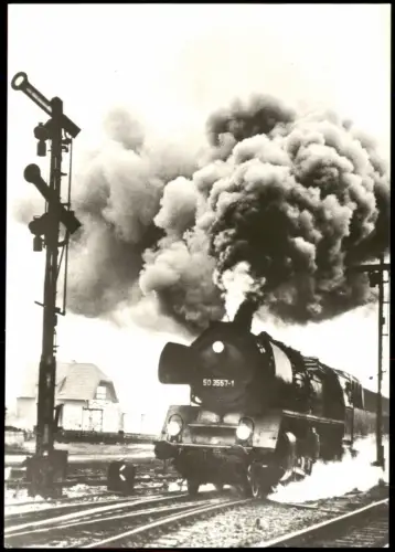 Ansichtskarte Wernigerode Dampflokomotive Baureihe 50.35-37 1981