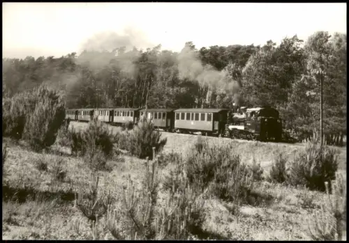 Ansichtskarte Sellin Personenzug der Schmalspurbahn Putbus-Göhren 1973