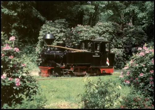 Ansichtskarte .Sachsen Dampflok 99 3312-8 der Waldeisenbahn Muskau 1999