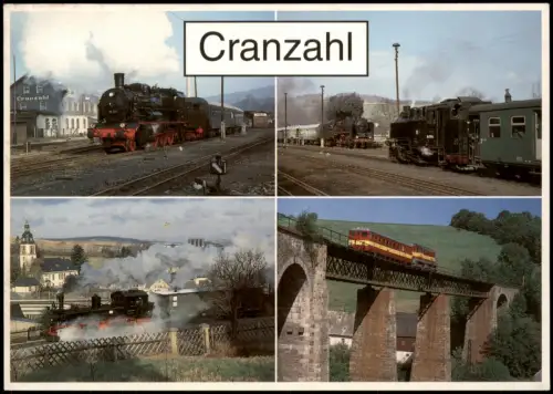 Ansichtskarte Cranzahl-Sehmatal Eisenbahnansichten Cranzahl 1997