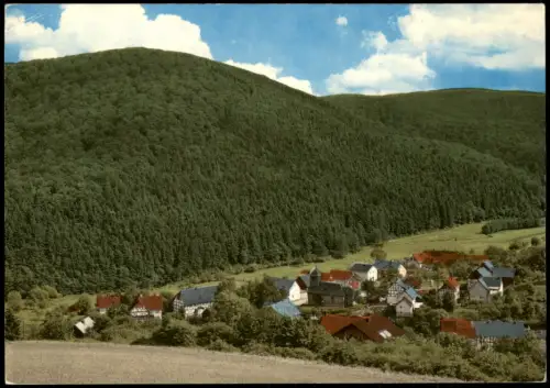 Ansichtskarte Ziegenhagen-Witzenhausen Blick auf den Ort 1977