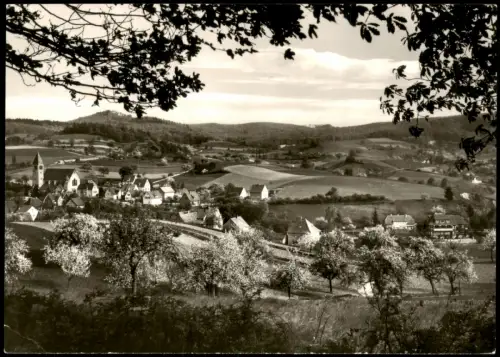 Ansichtskarte Kirchhausen (Schwarzwald) Totalansicht 1968