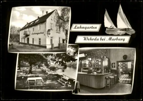 Wehrda (b. Hünfeld) Mehrbild AK Lahngarten mit Innenansichten 1971