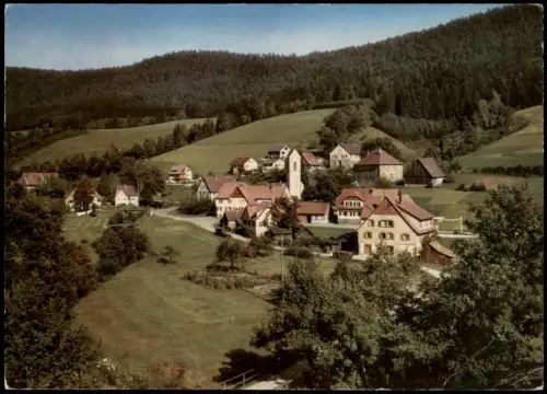 Ansichtskarte Reinerzau-Alpirsbach Stadtpartie 1977