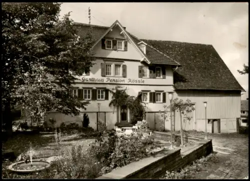 Ansichtskarte Dobel Gasthof und Pension zum Rössle 1966