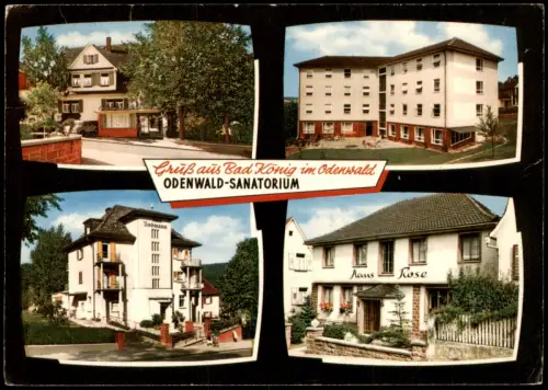Ansichtskarte Bad König 4 Bild Odenwald Sanatorium 1961