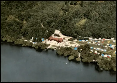 Ansichtskarte Waldeck (am Edersee) Luftbild DKV Zeltplatz Edersee 1979