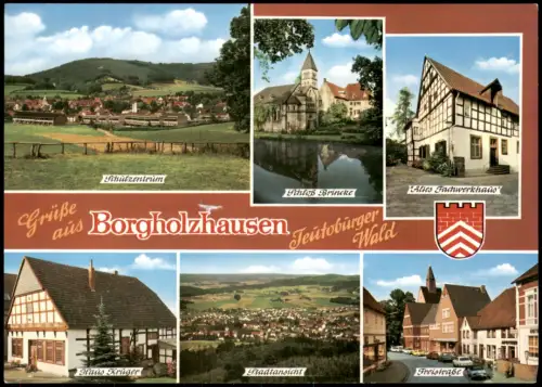 Ansichtskarte Borgholzhausen Mehrbild Ortsansichten 1992