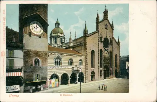 Cartolina Como Dom von Como 1900