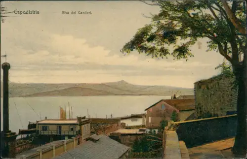 Postcard Gafers Koper | Capodistria Riva del Cantieri 1905
