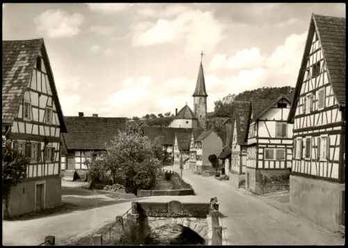 Ansichtskarte Michelbach-Gaggenau Hauptraße - Fotokarte 1965