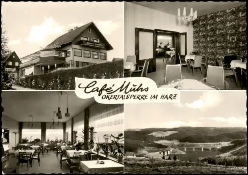 Ansichtskarte Schulenberg-Clausthal-Zellerfeld 4 Bild Cafe Muhs 1967