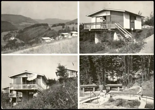 Ansichtskarte Friedrichsdorf Odenwald-Eberbach Ferienparadies Bungalow 1972