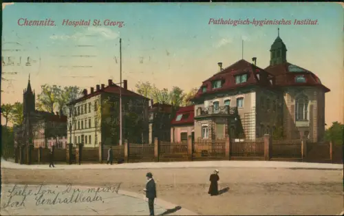 Chemnitz Hospital St. Georg und Pathologisch-hygienisches Institut 1918