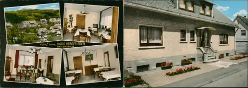 Ansichtskarte Bad Endbach Privat-Pension Haus Bergfrieden 1973