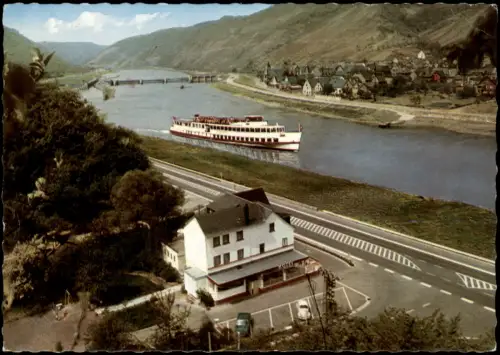 Ansichtskarte Müden (Mosel) Stadt Hotel Schiff OT Lützbach Mosel 1972
