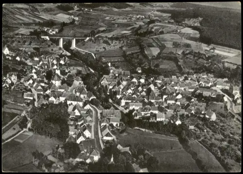 Ansichtskarte Emskirchen Luftbild 1953