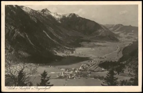 Ansichtskarte Bayrischzell Panorama-Ansicht Blick v. Sudelfeld 1930