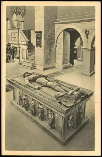 Gernrode-Quedlinburg Grabmal Geros in der Stiftskirche aus dem Jahre 1519 1920