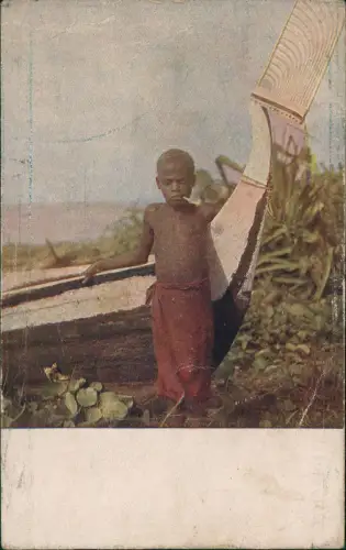 Neuirland Neumecklenburg Deutsche Kolonie Südsee Junge Papua-Neuguinea 1912