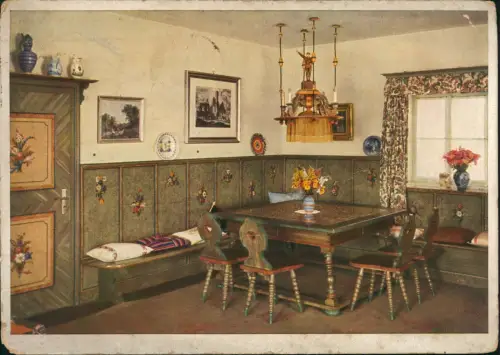 Berchtesgaden Obersalzberg Landhaus des Reichskanzlers Gaststube 1934