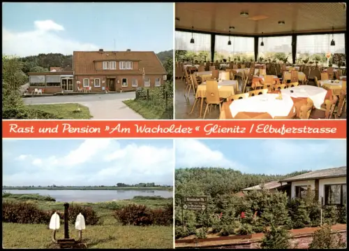Glienitz-Neu Darchau Raststätte und Pension Am Wacholder Mehrbild 1973