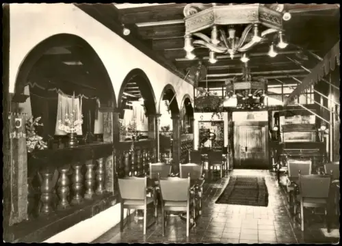 Schwalenberg-Schieder-Schwalenberg Kaffee Restaurant - Anno 1700 Gastraum 1966