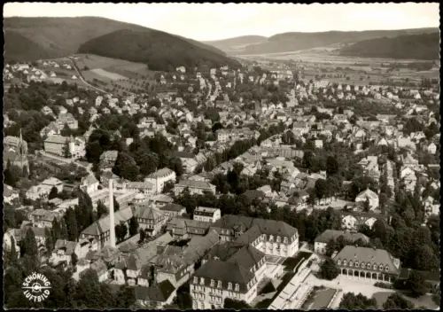 Ansichtskarte Bad Pyrmont Luftbild Luftaufnahme 1969