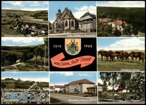 Dassel  Speerbergtal Trakehner Pferde Schwimmbad Paul-Gerhardt-Schule 1975