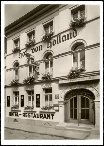 Ansichtskarte Königswinter Hotel-Restaurant Hof von Holland 1971