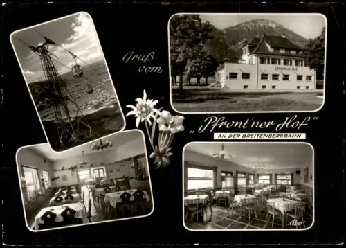 Ansichtskarte Pfronten (Allgäu) Hotel Restaurant Pfrontner Hof 1963