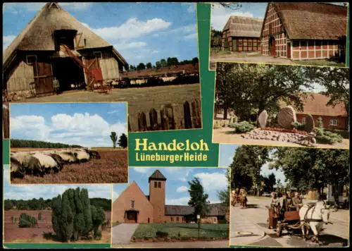 Ansichtskarte Handeloh (Lk Harburg) Heide, Fachwerk- und Bauernhäuser 1980