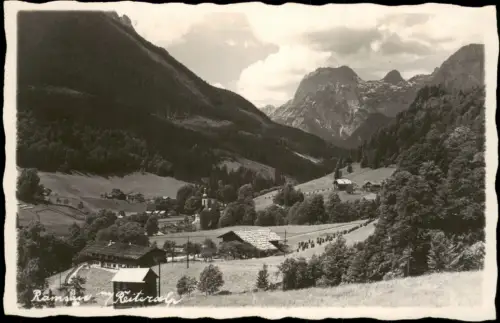Ramsau bei Berchtesgaden Panorama-Ansicht, Berge u. Reiteralp 1930