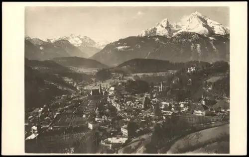 Ansichtskarte Berchtesgaden Umland-Ansicht Panorama Blick vom Lockstein 1930