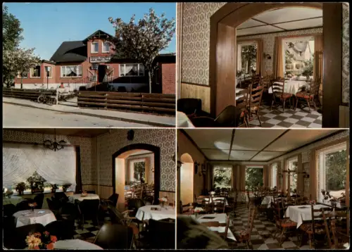 Ansichtskarte Keitum (Sylt) Cafe Kliffsruh - Innenansichten 1978