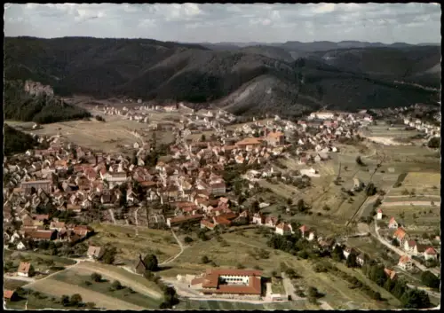 Ansichtskarte Hauenstein (Pfalz) Luftbild Luftaufnahme 1991