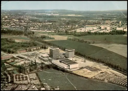 Ansichtskarte Marl (Westfalen) Luftbild Luftaufnahme 1972