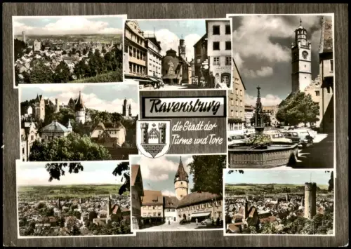 Ansichtskarte Ravensburg Stadtansichten Colorfoto 1965