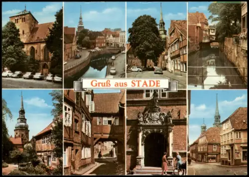 Ansichtskarte Stade Stood Stadtteilansichten 1974