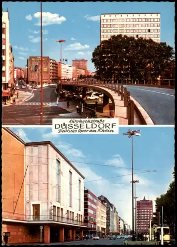 Ansichtskarte Hamburg Autohochstraße, Deutsche Oper am Rhein 2 Bild 1974