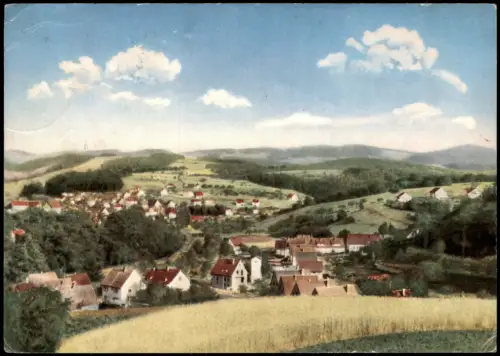 Ansichtskarte Mörlenbach Stadtpartie 1969