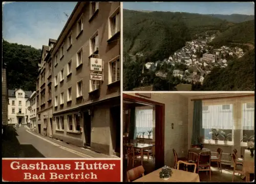 Ansichtskarte Bad Bertrich Gasthaus Hutter 3 Bild 1968