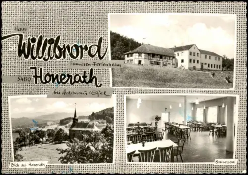 Ansichtskarte Honerath Haus Willibrad und Stadt 3 Bild 1970