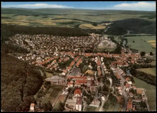 Ansichtskarte Wehrda-Marburg an der Lahn Luftbild Luftaufnahme 1986