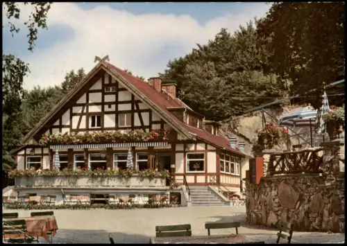 Königstein (Taunus) Rettershof mit Kaffee zum fröhlichen Landmann 1968