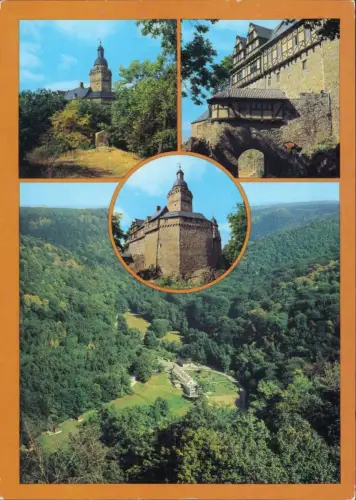 Ansichtskarte Pansfelde-Falkenstein/Harz Burg Falkenstein (Selketal) 1981/1988