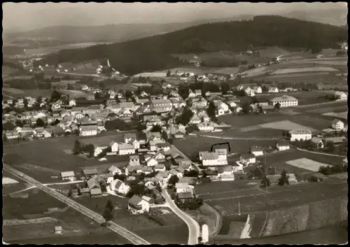 Ansichtskarte Ruhmannsfelden LK Regen Luftbild Fliegeraufnahme 1962