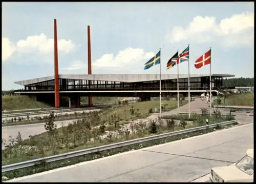 Neuenkirchen-Vörden Autobahn-Brückenrasthaus „DAMMER BERGE" Schierberg 1970