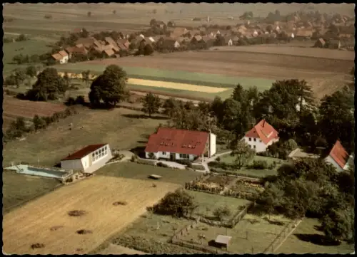 Sievershausen im Solling-Dassel Luftbild Wilhelm-Block-Heim Schullandheim 1967