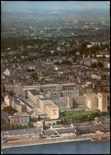 Ansichtskarte Köln Luftbild Fabrik STOLLWERCK Schokolade 1964